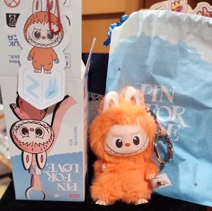 Pop Mart Pin For Love  KEYCHAIN letter Z